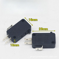 Black Bakelite 3-Pin Limit Switches 5pcs for Household Cooking Equipment