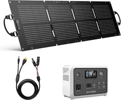 Portable Power Station 300W 256Wh Solar Generator W/ 110V Pure Sine Wave AC