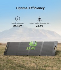 Dabbsson 2200W 2330Wh Power Station LiFePO4 w/ 2x 210W Foldable Solar Panels