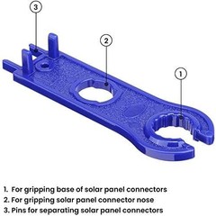 Solar Spanner Wrench for MC4 Connectors, Fits Solar Panel Tools | 2-pair solar s