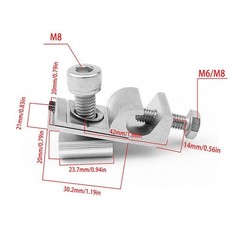 Solar Panel Mounting Bracket Clamps Ground Lugs Fasteners-Photovoltaic Support