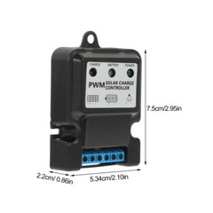 10A Solar Charge Controller 12V 24V Auto Waterproof for RV Off Grid Controller