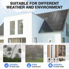 12V 100W Monocrystalline Solar Panel 12BB Charging RV Camping Home Off-Grid Boat