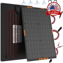 Panel solar 30W 12V cargador y mantenedor con clip cocodrilo enchufe encendedor