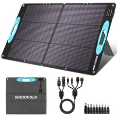 100W Foldable Solar Panel Charger – High Efficiency, Waterproof, Portable for Ca
