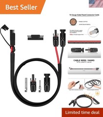 Robust 2FT SAE Connector Cable – UV Resistant & Weatherproof Solar Adapter