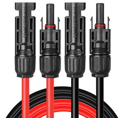 BeideLt Solar Panel Extension Cable Kit – 10AWG (6mm) Weatherproof Tinned Copper