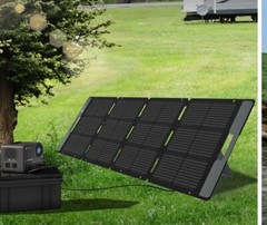 Green Pulse 120W Solar Panel Model GP-SOP001 Portable & Foldable For 300W/500W/