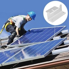 Solar Panel Z Bracket Solar Panel Mounting Mounts RV Boat Roof Wall 1 set of 4/8