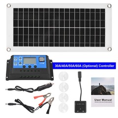 20 Watt 12 Volt Solar Panel Kit Waterproof Solar Panel With High Efficiency UJEA