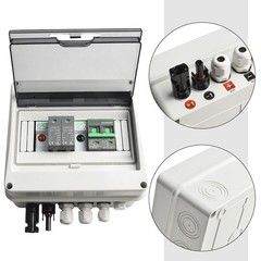 PV Combiner Box DC Fuse IP65 MCB Protection Replacement 200*150*95mm 550V