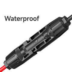 Solar Panel to SAE Adapter Cable 10AWG | Solar to SAE PV Extension Wire, 2PCS Po