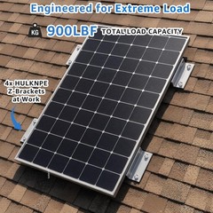Z Brackets Solar Panel Mounting Kit (16 Pack) – Heavy Duty Corrosion-Resistant A