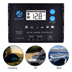 LTK 120W Foldable Solar Panel Kit With Included ProteusX 20A Charge Controller