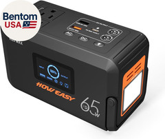Portable Power Station,135W(270W Peak) Solar Generator,Power Bank with AC Outlet