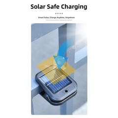 Solar Panel Clip-on Solar Light Solar Motion Light 600 Lumens Outdoor Security