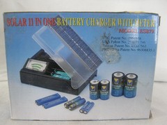 Vintage Solar 11 In One Battery Charger With Meter Model ES879