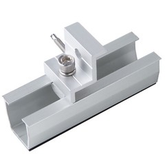 Solar Panel Mounting Rail Brackets Connector Kit for Metal/Tin/Flat/Sheet Roof