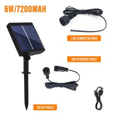 Solar Battery Kit 24V Lithium Panels Light Portable Photovoltaic System