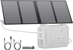 60W Portable Solar Panel Charger for Camping, RV, and Power Stations