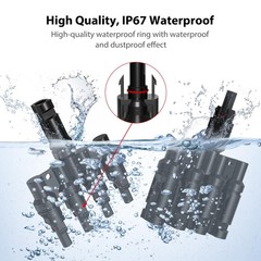 Solar Panel Connectors T Branch Connectors, Branch Connectors for Solar Panel…