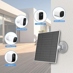 Solar Panel for Eufy Outdoor Camera, 5W Solar Panel Charger Compatible with Eufy
