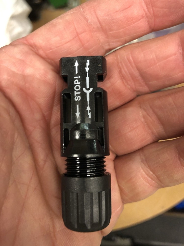 Mc4 Solar Panel Cable Connectors MC4, Qty: 100 Female (-) With Pins 10awg Wire
