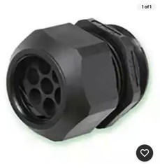 HEYCO M4524GBW-SM Liquid Tight Cordgrip, NPT 1-1/4in, Range 1.68-2.69 in