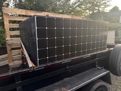 320W SunPower SPR-320E-WHT-D PRE-OWNED Solar panel, module