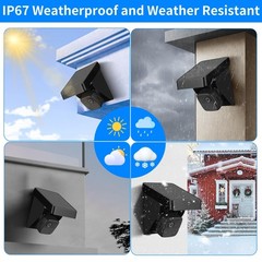 Solar Panel for Blink Outdoor 4 (4Th Gen)/Xt3/Xt2/Xt Cameras – IP67 Weatherproof