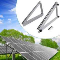 2/4x Adjustable Solar Panel RV Tilt Mount Brackets Flat Surface Frame for Roof