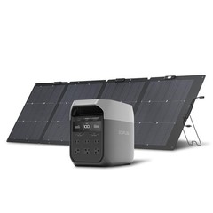 EcoFlow DELTA 2 Solar Generator Kit 1800W 1024Wh 220W Panel