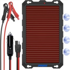 Intelligent 12V Solar Charger for Cars & Boats – Efficient Battery Maintainer
