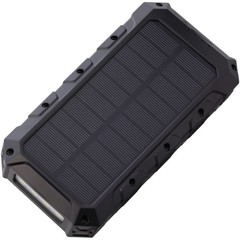 AGM Wireless Charging Solar Black Powerbank with 30000 mAh Battery – 6628XPB31