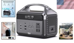 Lightweight Portable Power Bank 192Wh – 300W Pure Sine Wave Generator for Travel