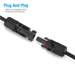 Solar Panel Connectors Y Branch Parallel Adapter Cable Wire Plug Tool Kit B6