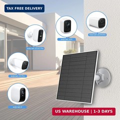 Solar Panel for Eufy Outdoor Camera, 5W Solar Panel Charger Compatible with Eufy