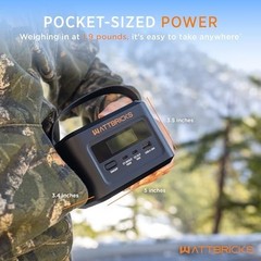 120W Portable Power Station, 99.2Wh, USB-C 100W, Solar Generator for Camping, RV