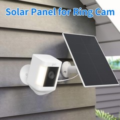 Solar Panel for Ring Camera, 4W Solar Charger Compatible with Spotlight Plus.