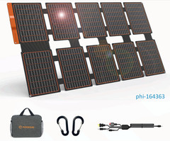 100W Portable Solar Panel, Foldable, IP67, USB-C/USB-A/DC Outputs
