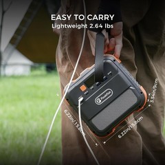 Portable Power Station 120W with 98Wh Capacity – Ideal for Camping & Emergencies