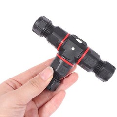 Nylon Flame Retardant Connector Waterproof 3 Way T Connector For Stage Lighting