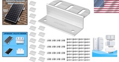Complete 16-Pack Solar Mounting Kit – Aluminum Z Brackets for RV & Off-Grid Use