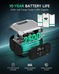 Andes 300, 266Wh Battery 300W Solar Generator WE SHIP 2GUAM &PR & OVERSEA