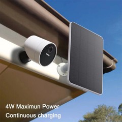 4W Universal Solar Panel Charger Kit For Ring Spotlight Stick Up Camera Doorbell