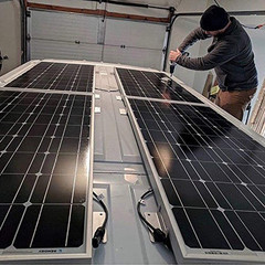 4 Sets of Solar Panel Mounting Z Brackets Lightweight Aluminum Corrosion-Free Co