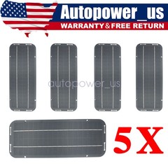 30W Solar Panel 12V Trickle Charger Battery Charger Kit Maintainer Boat Car 5x