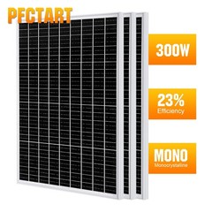 300Watt Monocrystalline Solar Panel 12V Charging Off-Grid Battery RV Home 3*100W