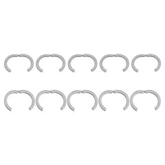 Trusted 10pcs DN20 Corrugated Pipe Segment Rings 304 Stainless Steel Material