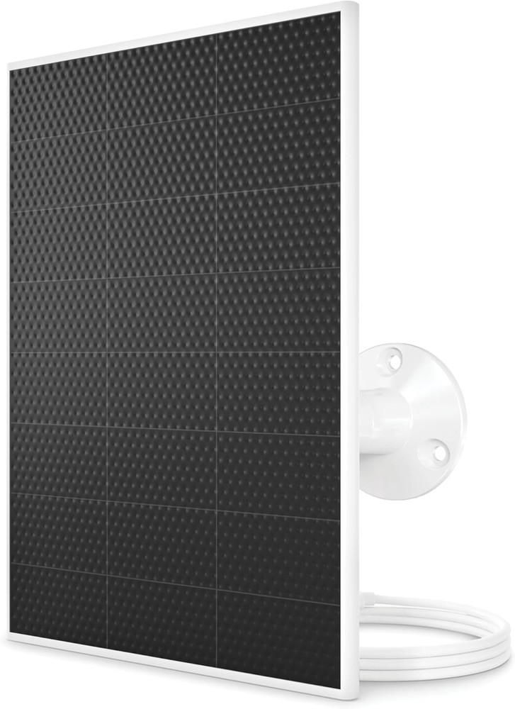 Solar Panel Charger (White), Certified Accessory, Weather Resistant, Easy Insta